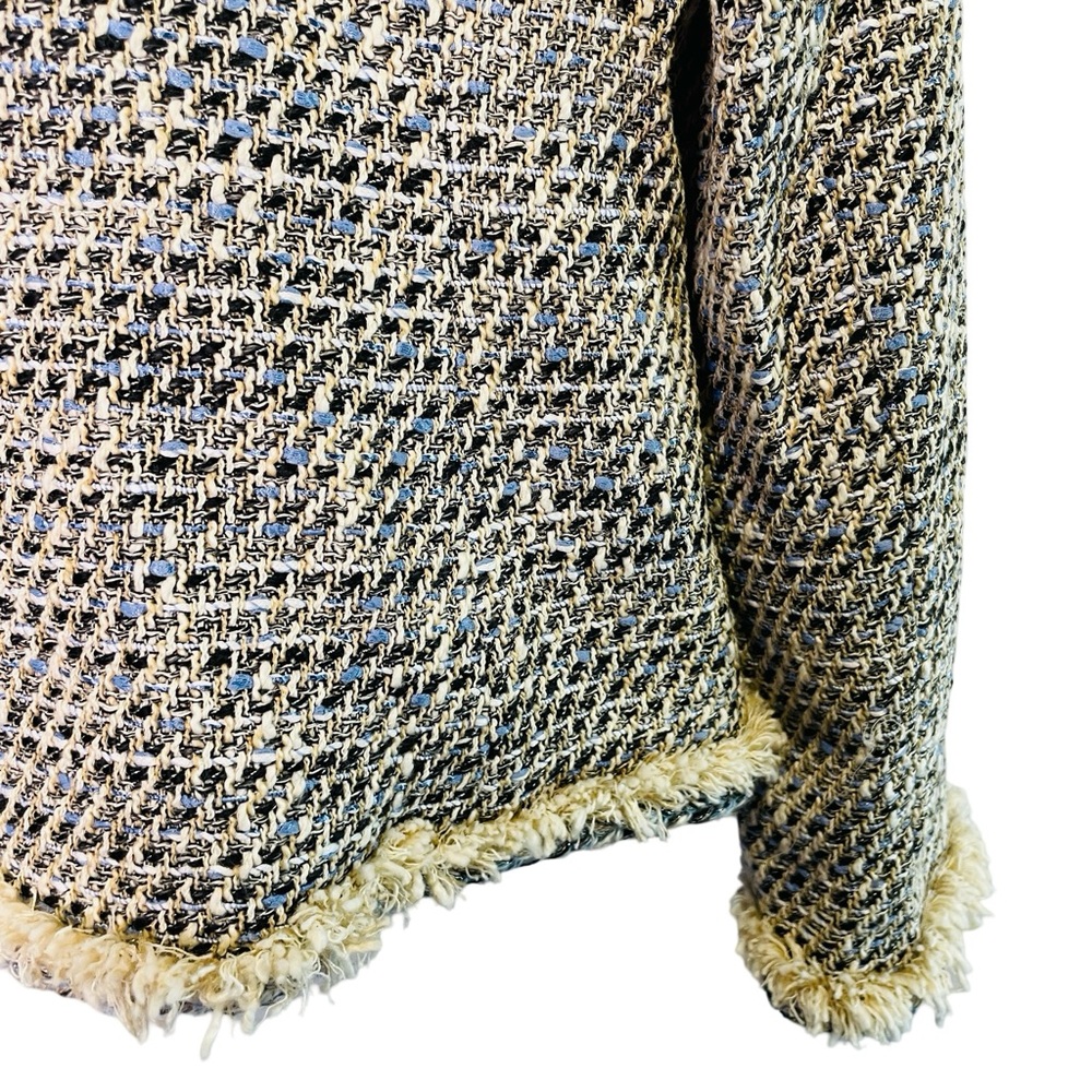 J. Crew Braided trim jacket in speckled tweed, Size US 6 NWOT - Picture 11 of 16